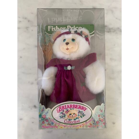 NIB Vintage Fisher-Price Briarberry Maggieberry Plush Bear - Picture 1 of 8